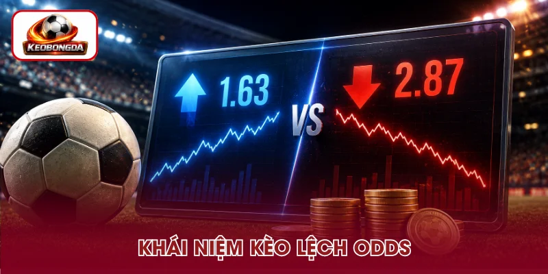 Kèo lệch odds là mức giá giữa hai cửa có chênh lệch rõ rệt