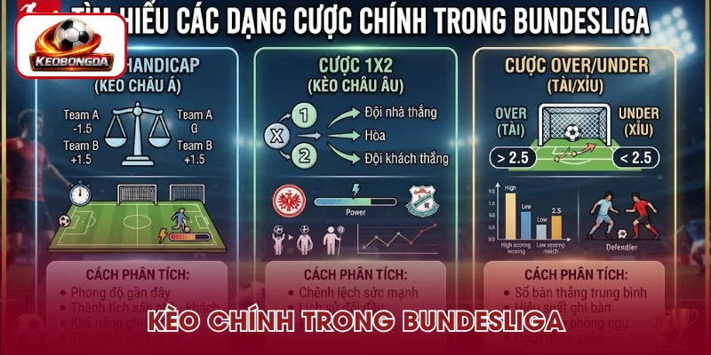Tổng hợp dạng cược chính trong Bundesliga